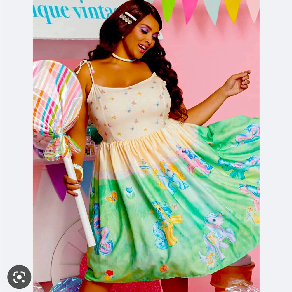 NWT!!! My Little Pony x Unique Vintage Dress Size Medium 🌈🦄